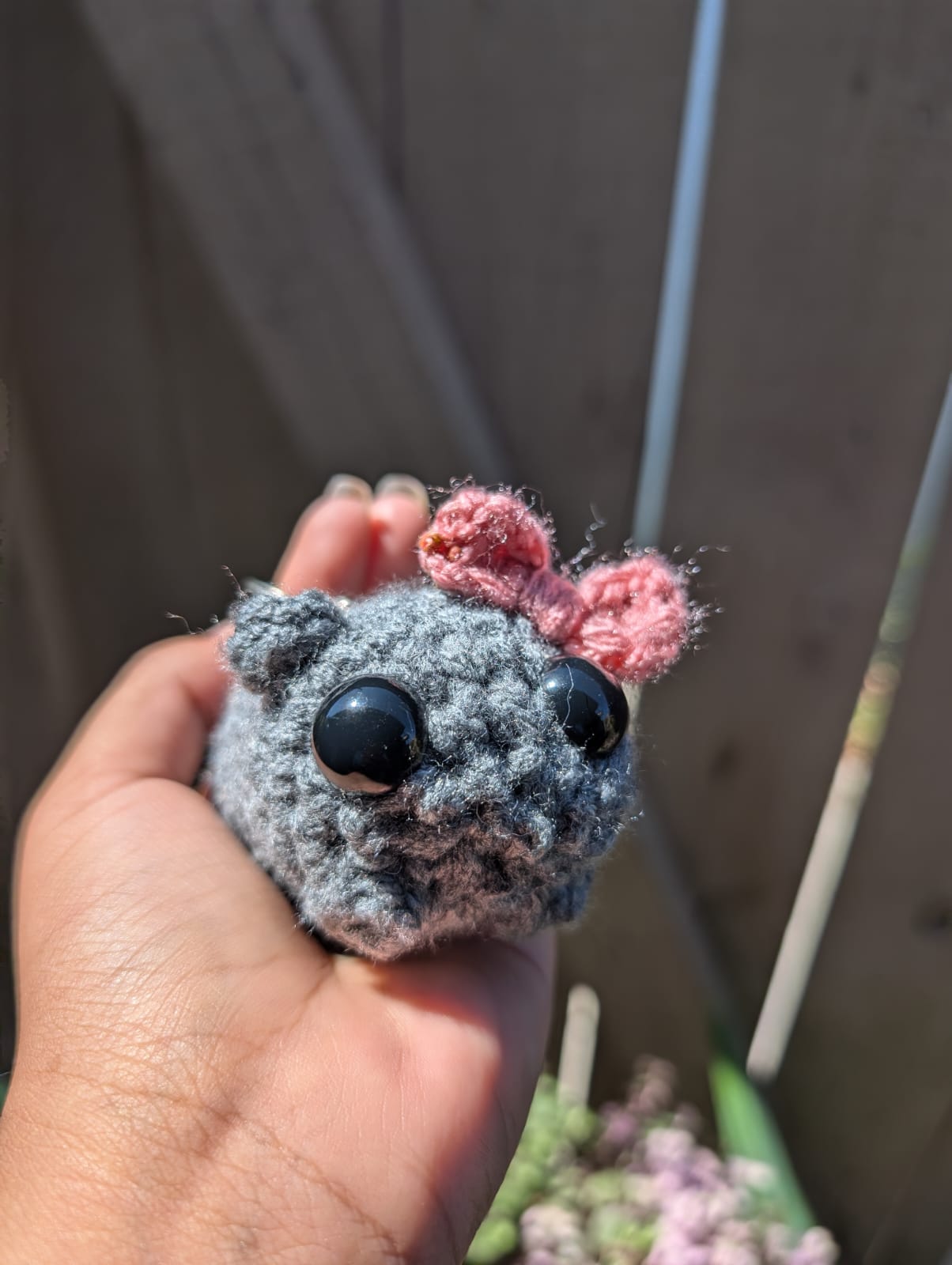 Sad Hamster Keychain