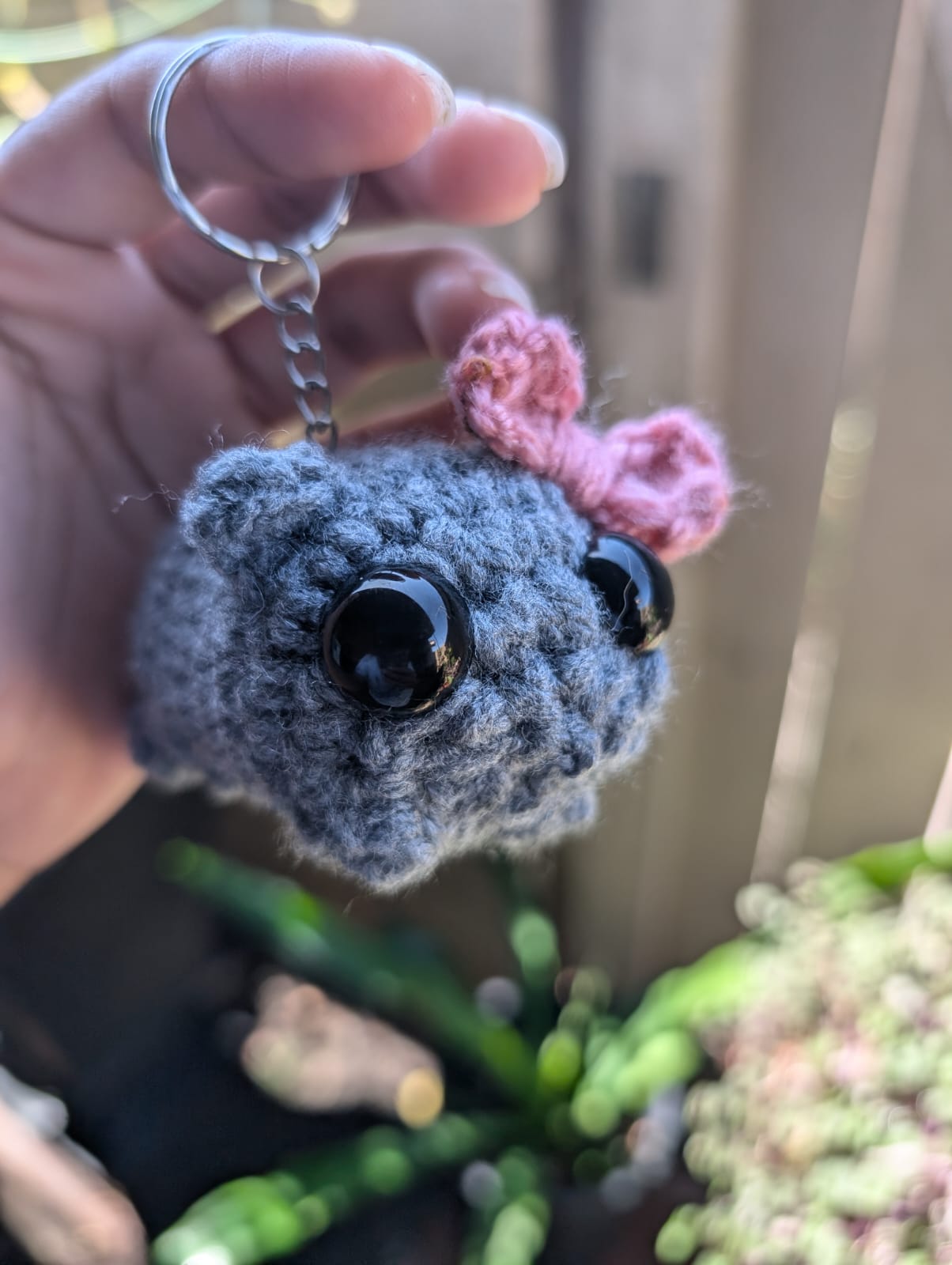 Sad Hamster Keychain